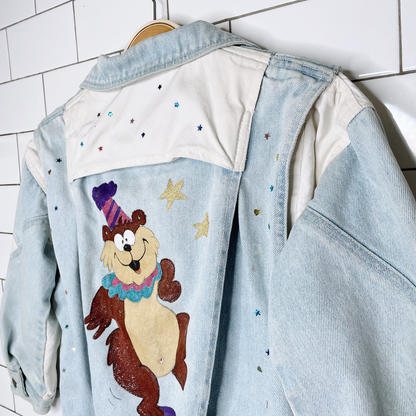 vintage serge saint yves denim jacket - size small