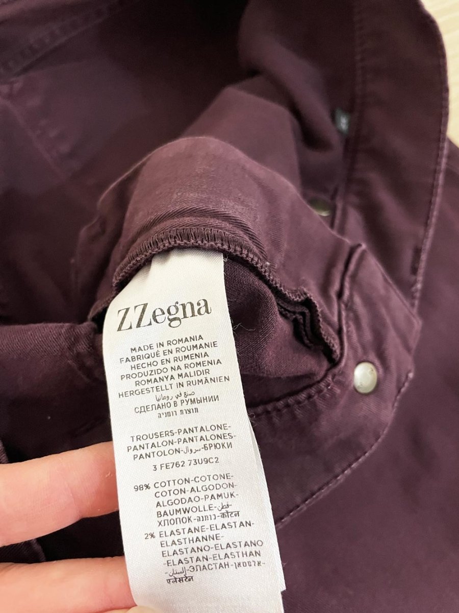 z zenga slim straight pant | ermenegildo - good market thrift store