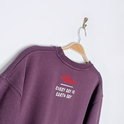 zara x earth activist cozy sweatshirt