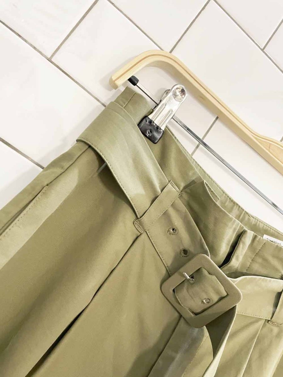 zara belted ankle balloon leg utility pant - good market thrift store