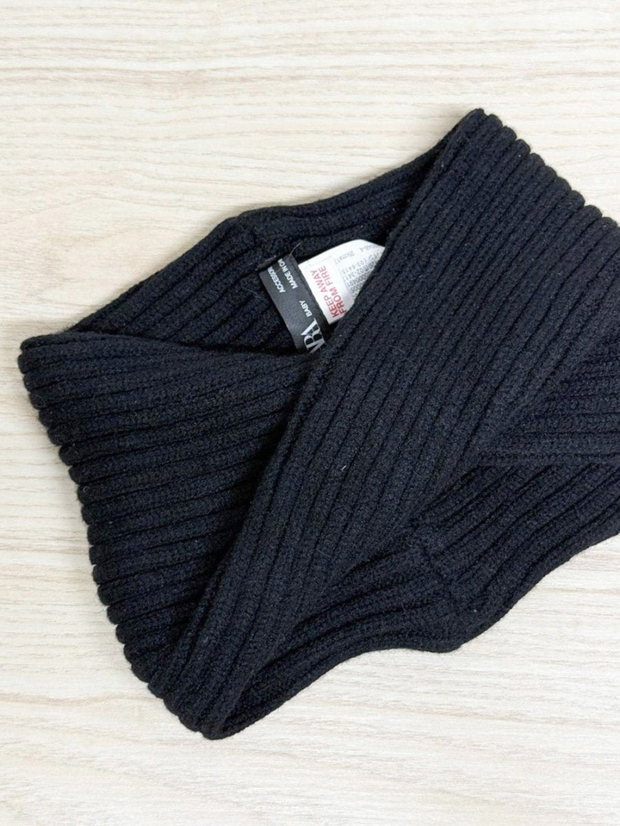 zara chunky ribbed twist knit headband - good market thrift store