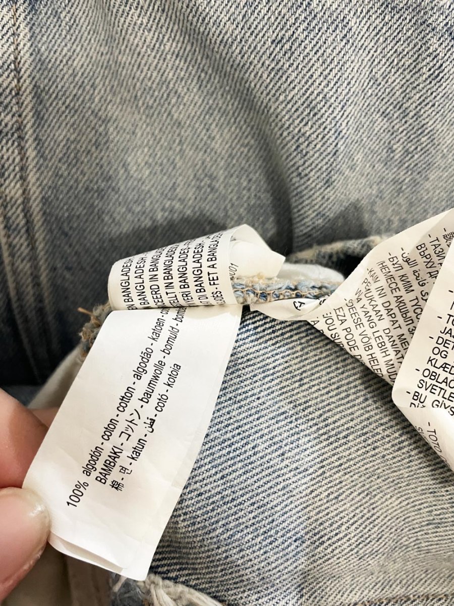 zara denim 1/2 button short romper - good market thrift store