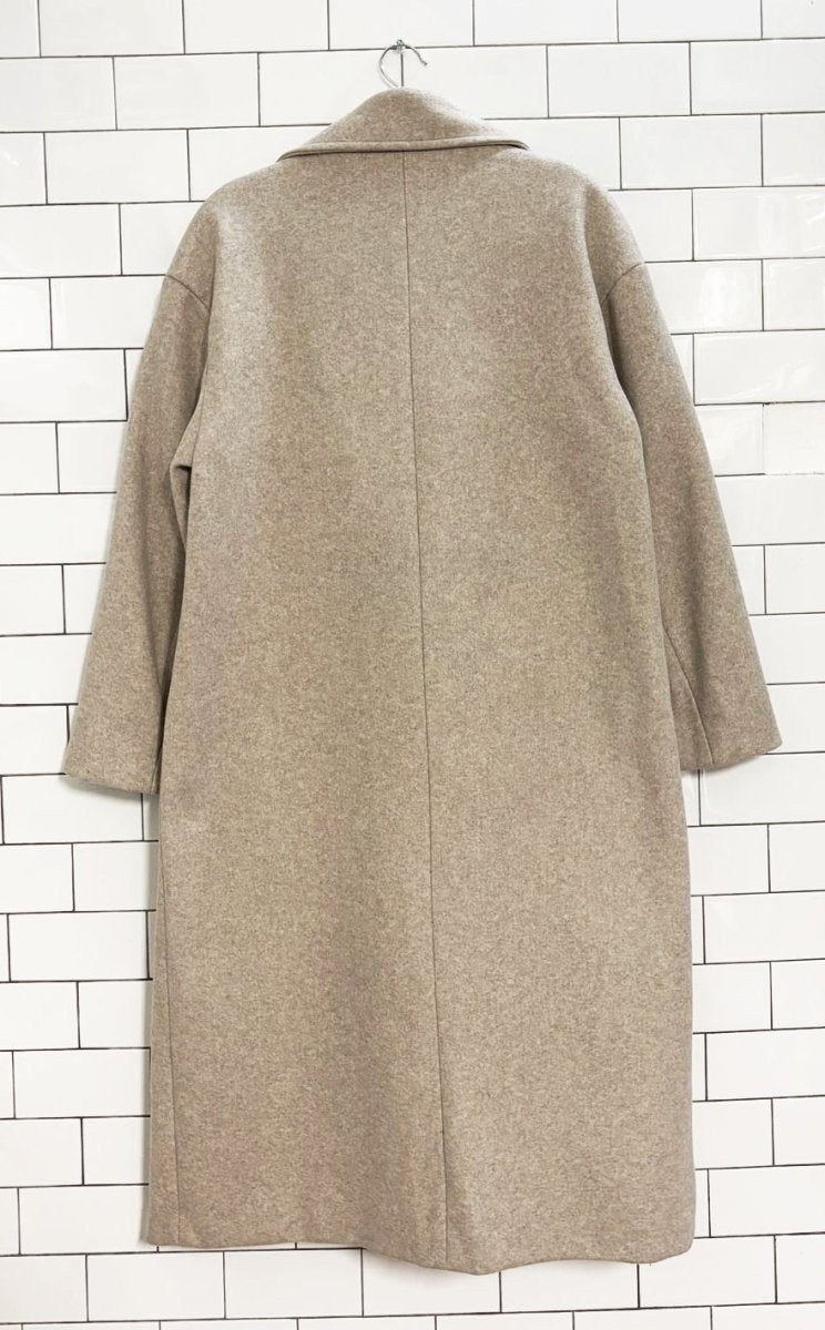 zara double breasted overcoat - good market thrift store