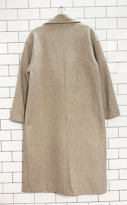 zara double breasted overcoat - good market thrift store