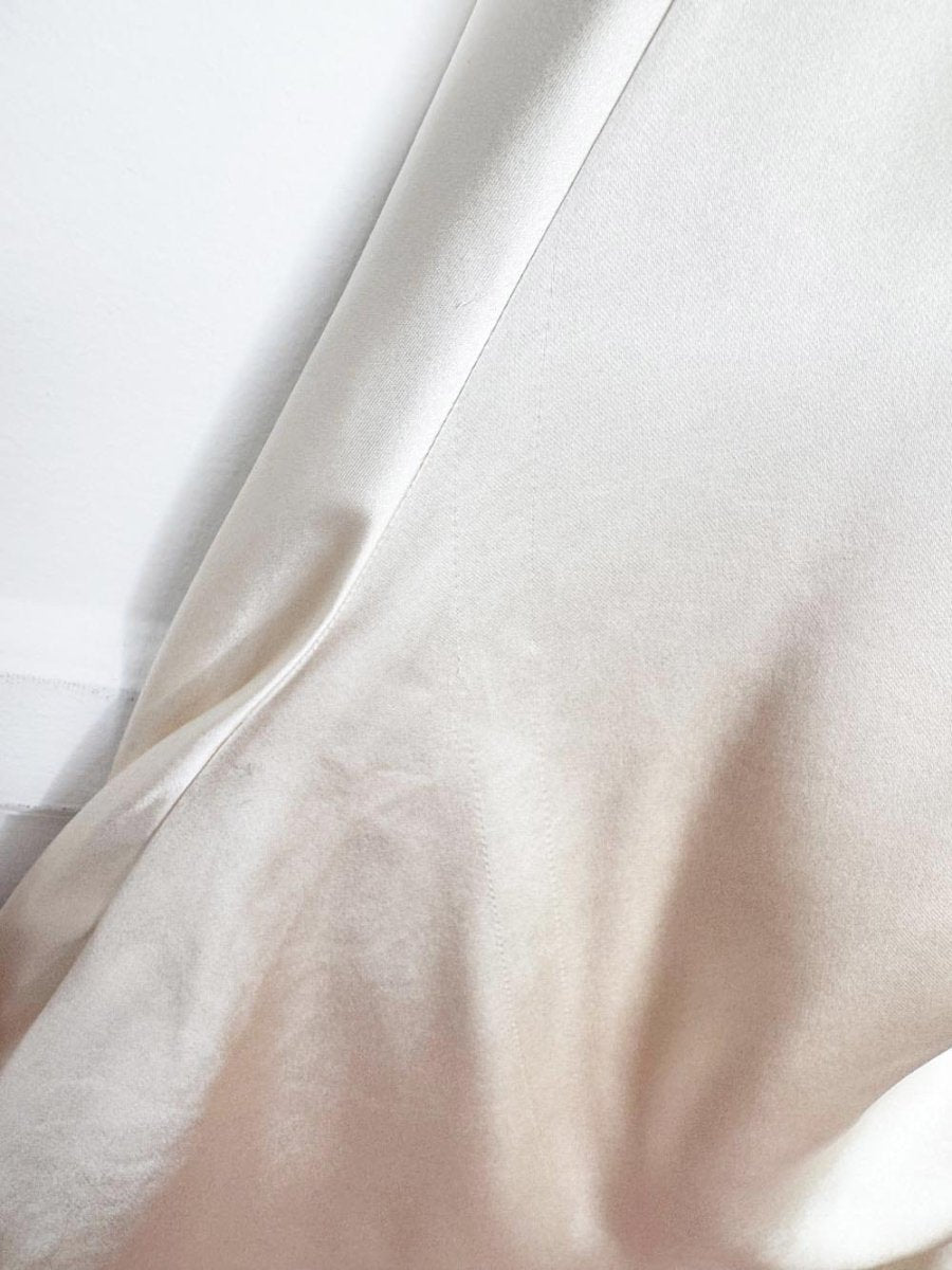 zara drape cowl neck slip mini dress - good market thrift store