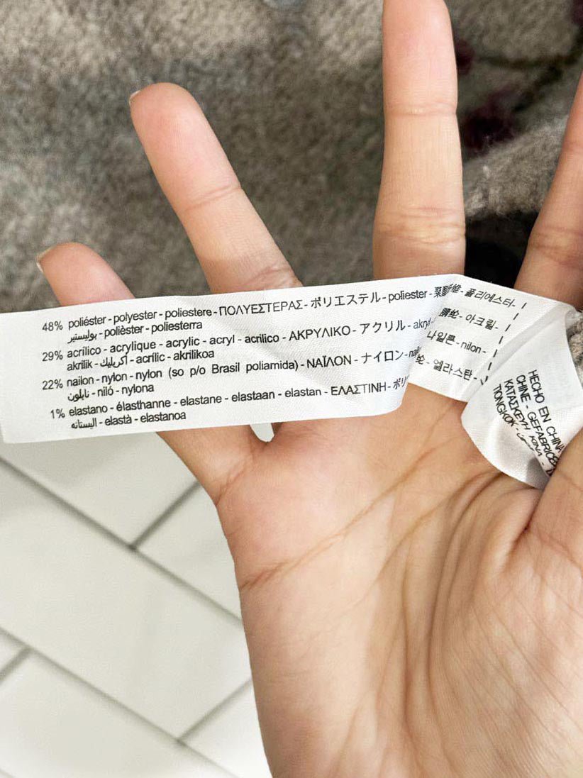 zara embroidered - beaded balloon sleeve knit sweater - good market thrift store