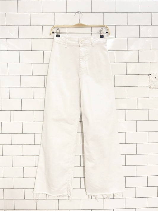 zara high rise marine straight wide leg jeans - good market thrift store