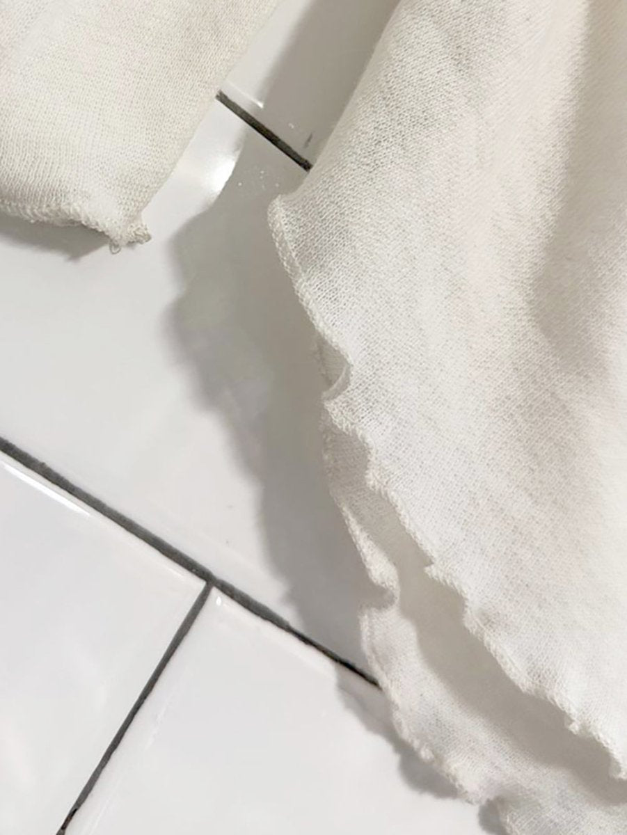 zara light knit off shoulder curly edge top - good market thrift store