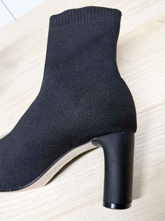 zara pointed toe sock heeled boot - good market thrift store