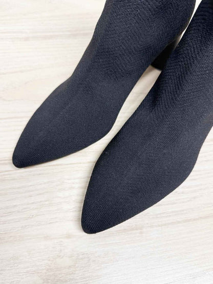 zara pointed toe sock heeled boot - good market thrift store