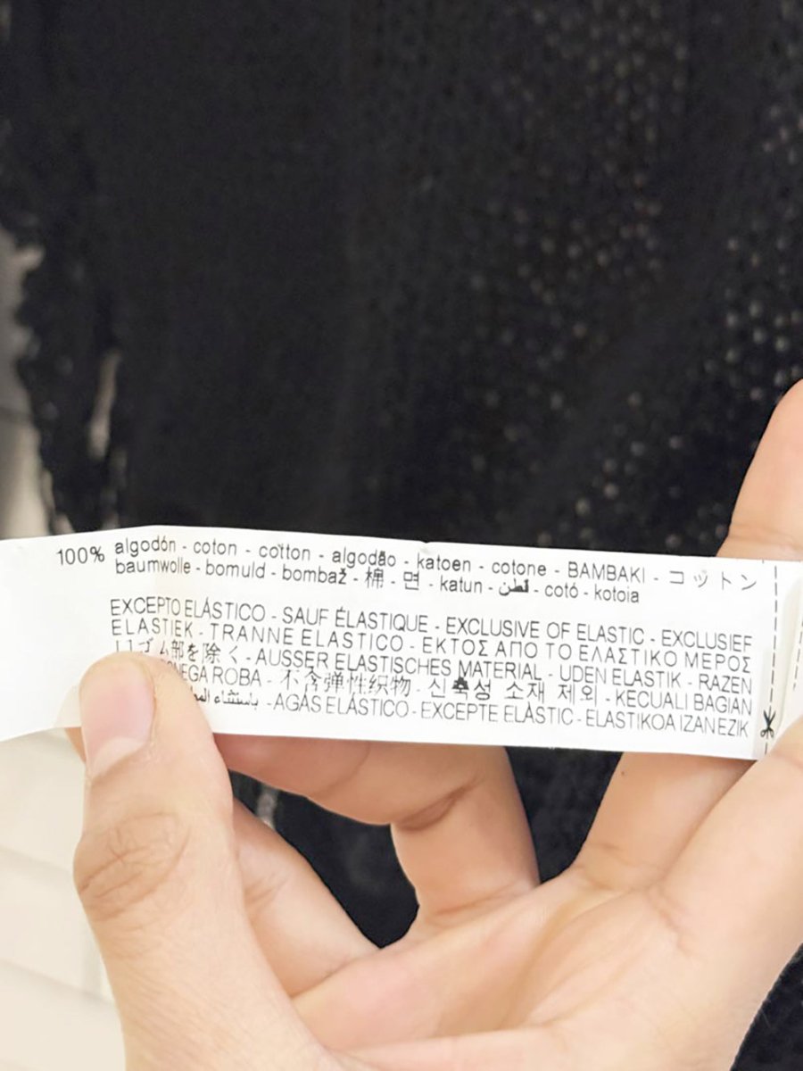 zara s/s collection distressed fringe loose knit sweater | made in Italy - good market thrift store