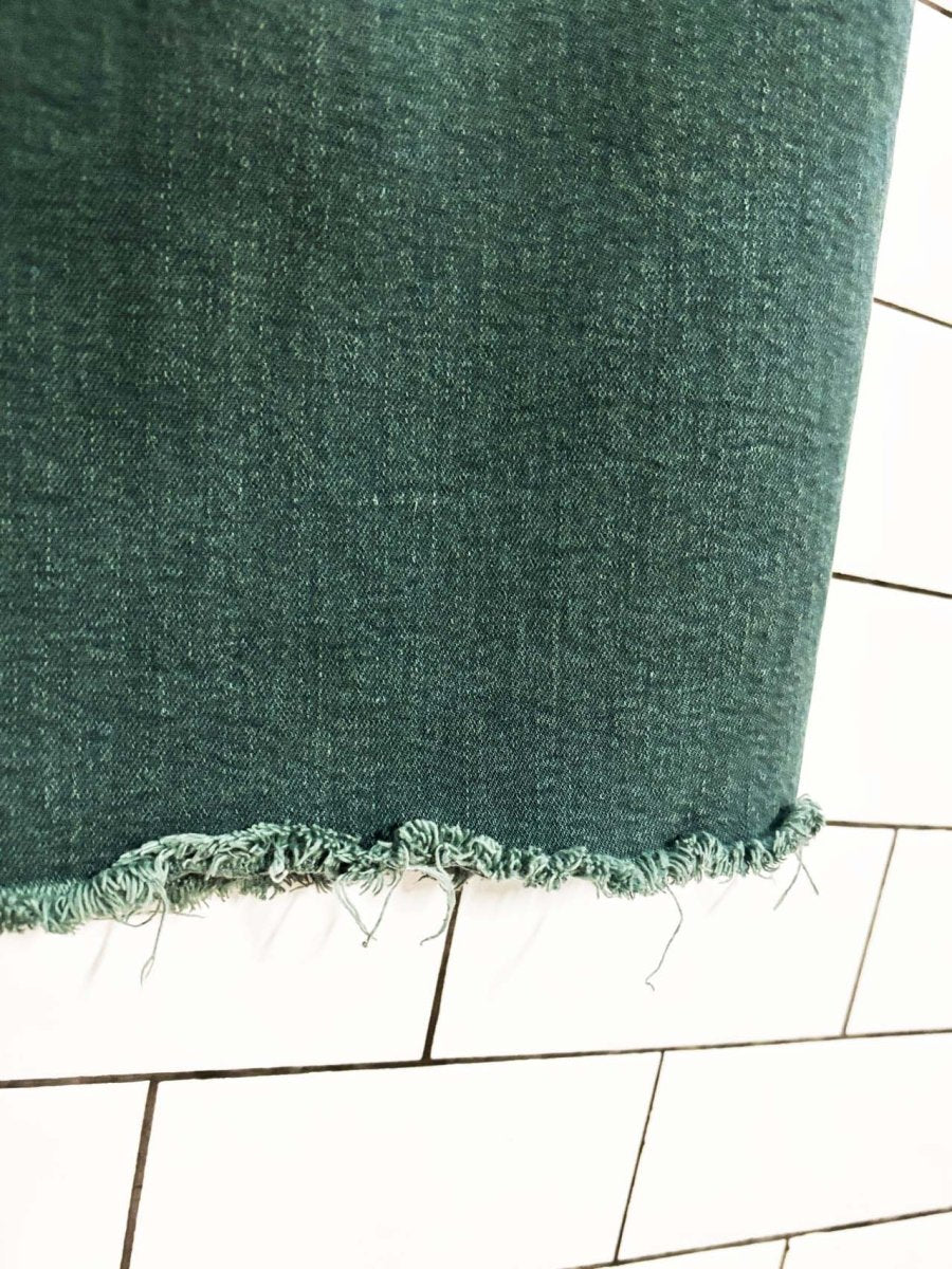 zara the marine straight raw hem wide leg jeans - good market thrift store