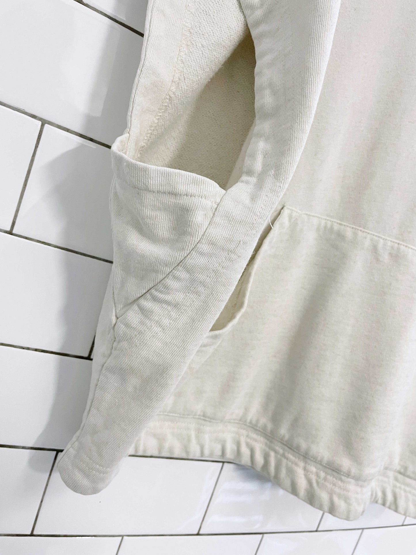 h&m sleeveless boxy hoodie