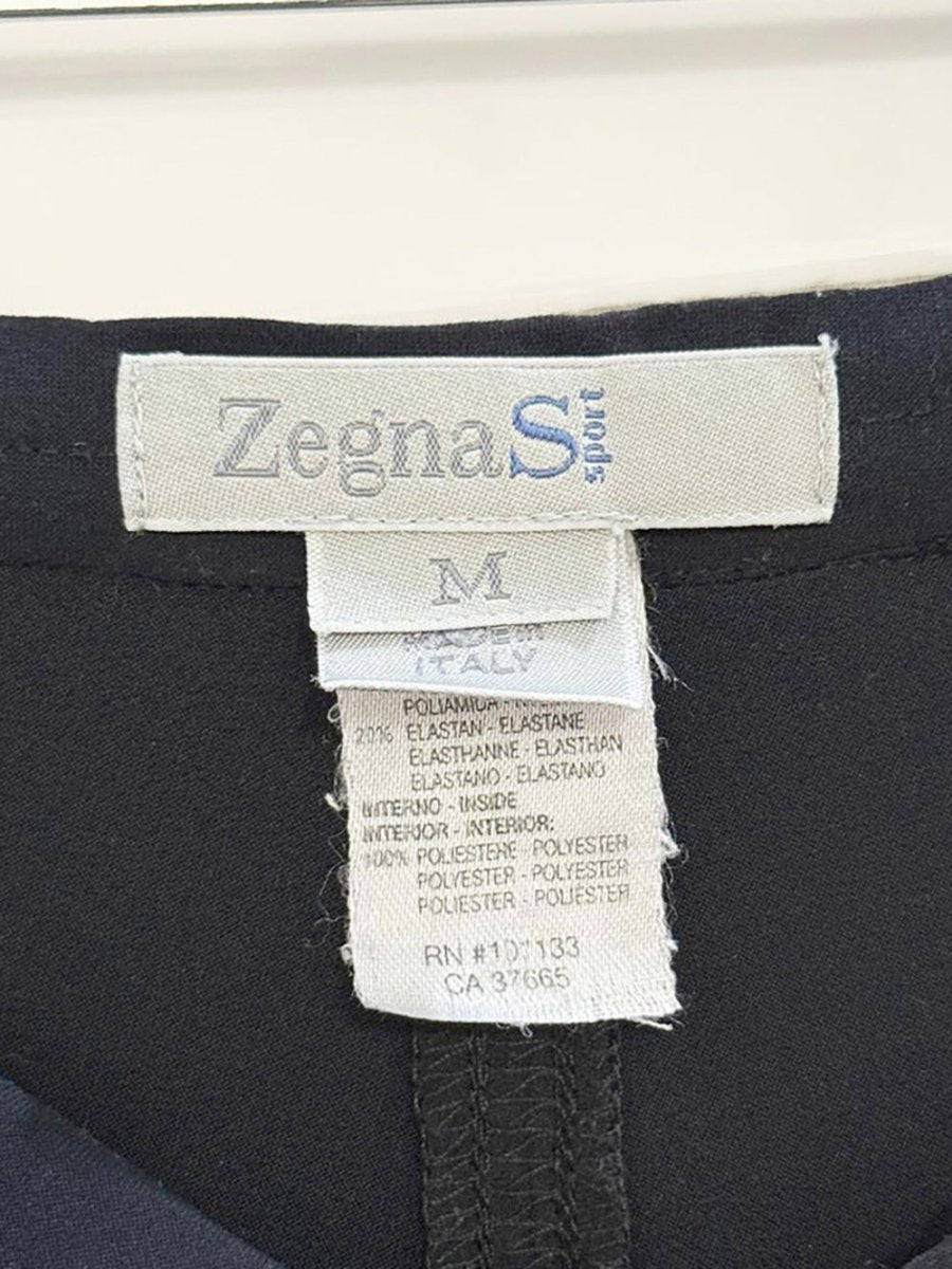 zegna sport drawstring stretch lounge pants | made in Italy - good market thrift store