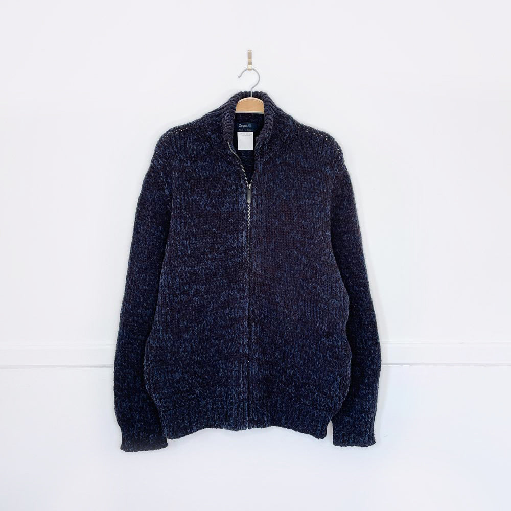 ermenegildo zegna s wool-blend super soft knit cardigan