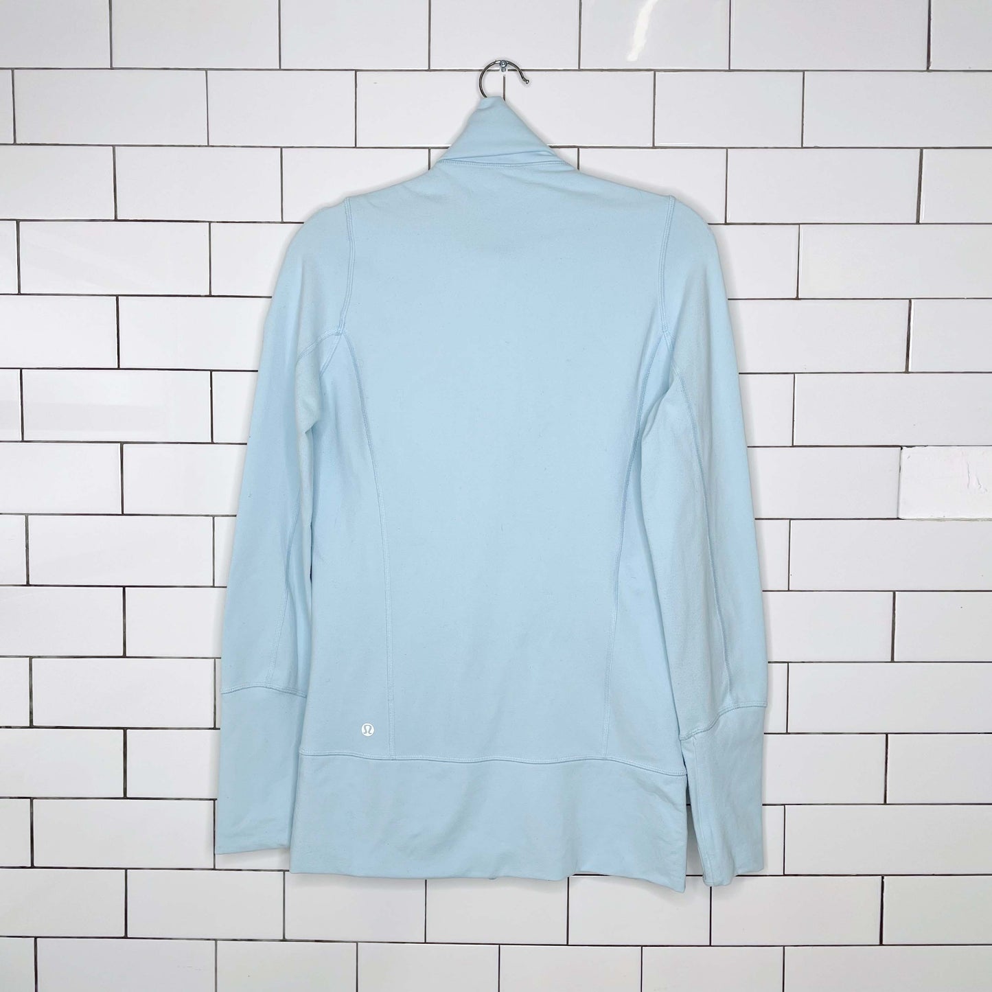 lululemon 2012 in stride jacket caspian blue - size 4