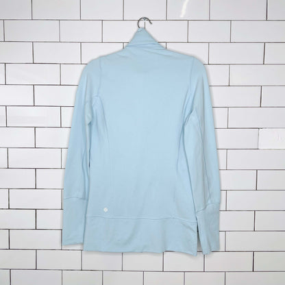 lululemon 2012 in stride jacket caspian blue - size 4