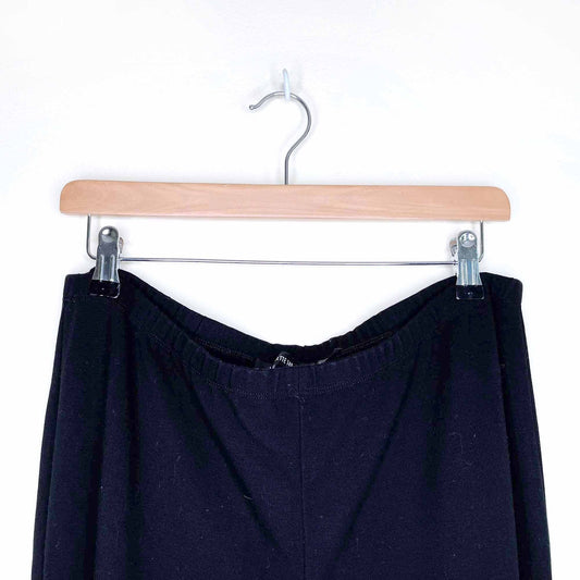 lafayette 148 black punto milano leggings - size 1x