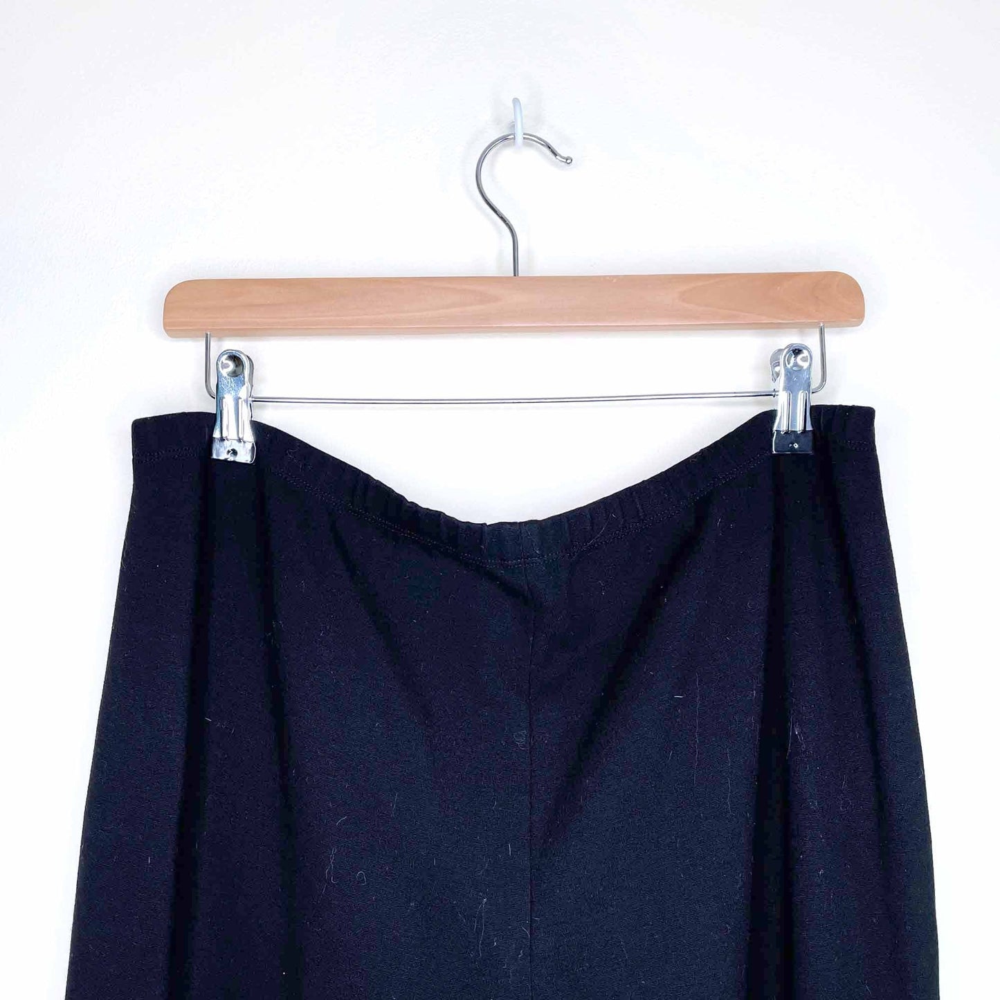 lafayette 148 black punto milano leggings - size 1x