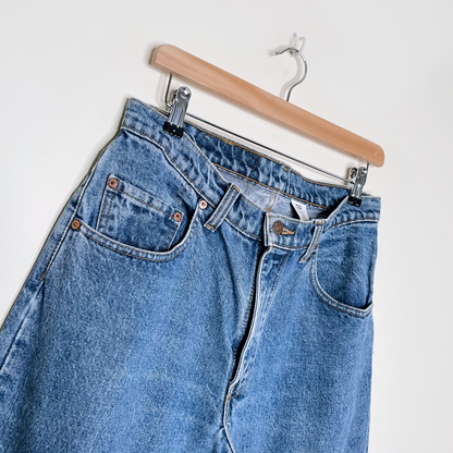 vintage levi's 560 loose fit medium wash jeans - size 30