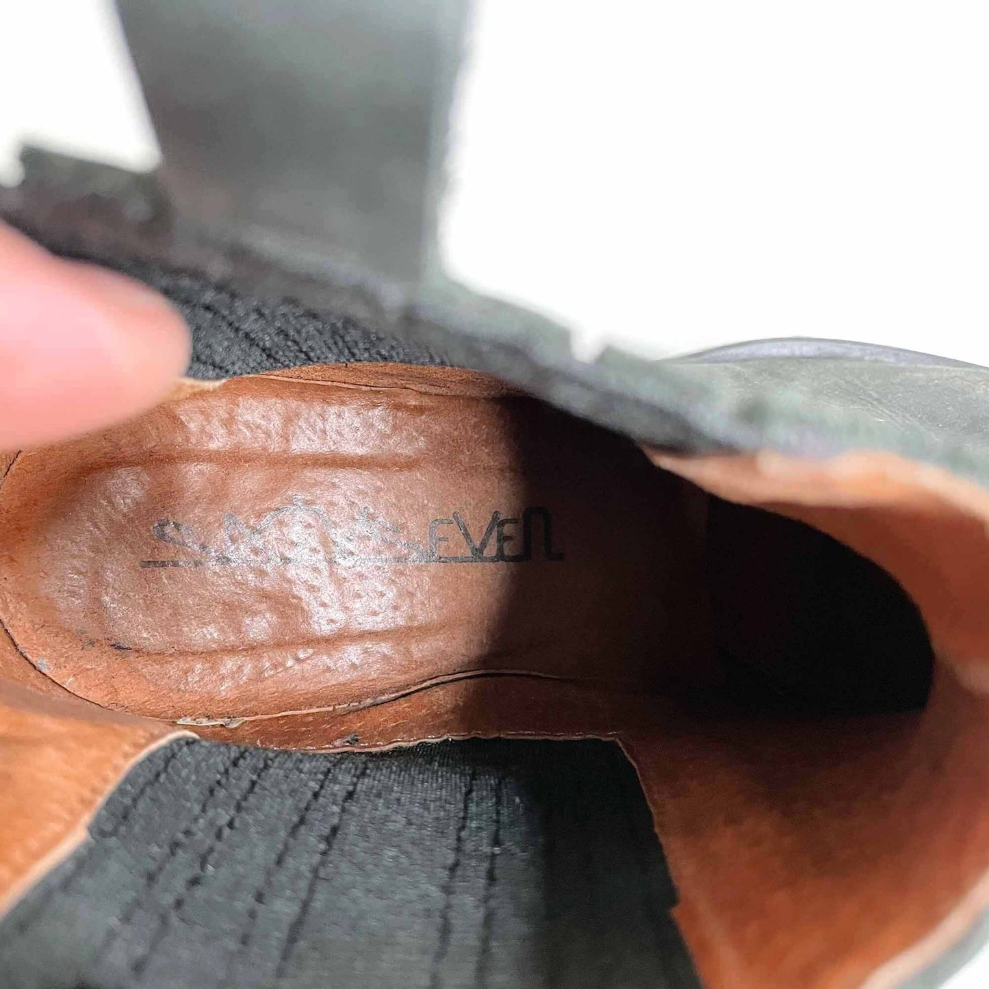 Sixtyseven leather piper square toe boots - size 38