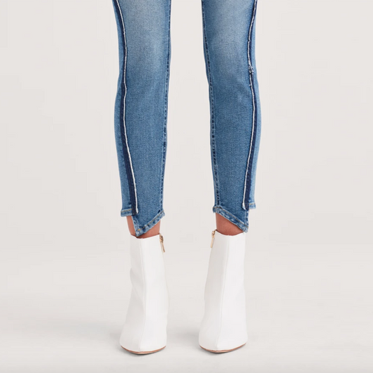 7 for all mankind luxe vintage ankle skinny step in muse - size 25