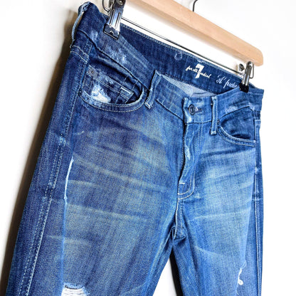 7 for all mankind 'a-pocket' flare jeans - size 27