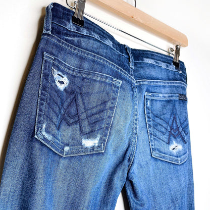 7 for all mankind 'a-pocket' flare jeans - size 27