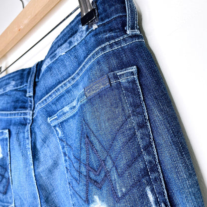 7 for all mankind 'a-pocket' flare jeans - size 27