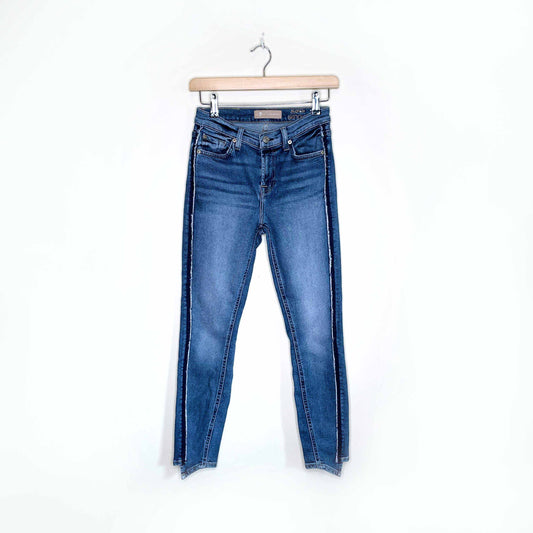 7 for all mankind luxe vintage ankle skinny step in muse - size 25