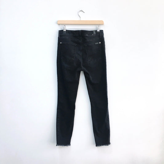 7 for all mankind High Waist Ankle Skinny - size 28
