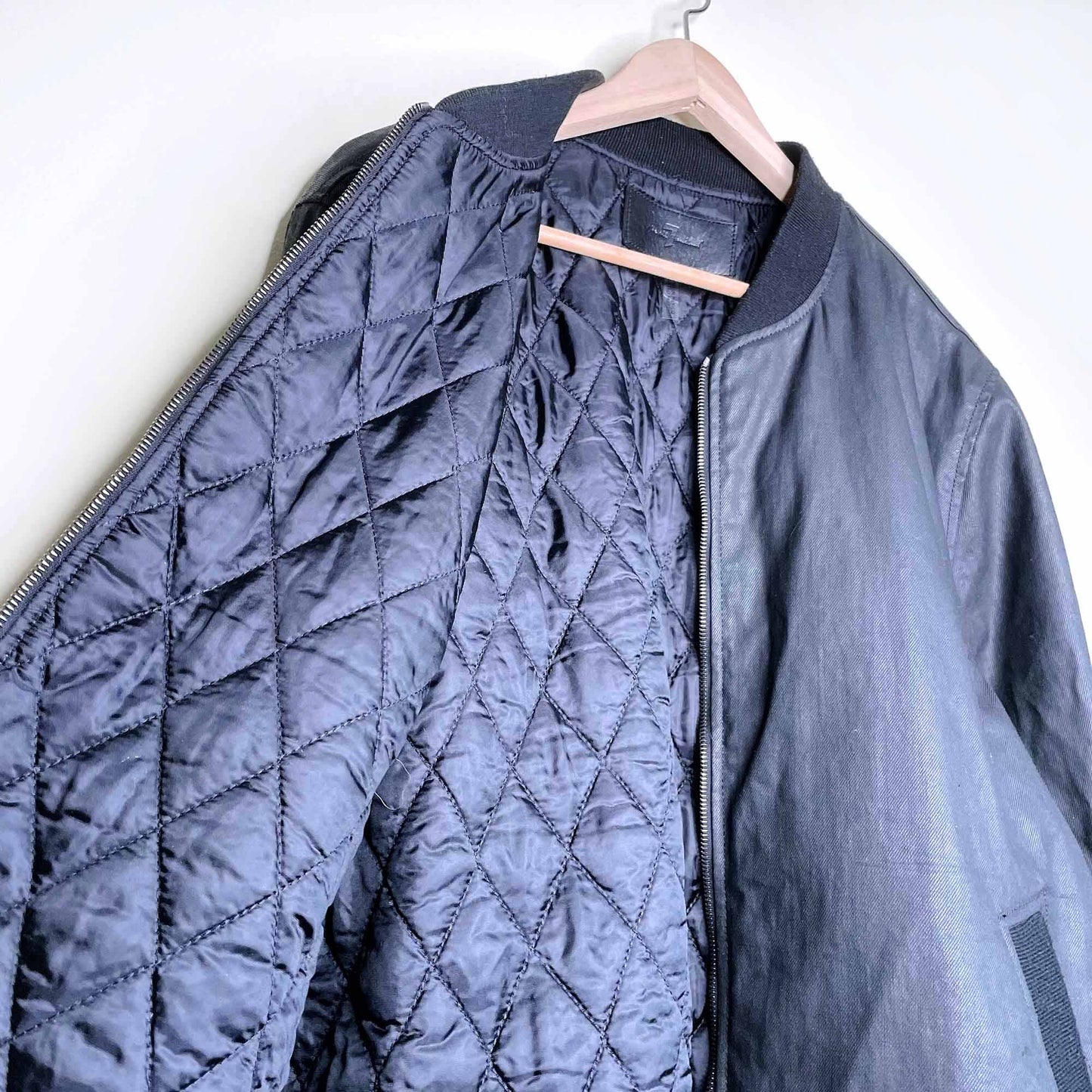 7 for all mankind quilted bomber jacket - size xl