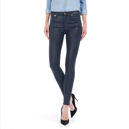 7 for all Mankind the Coated Ankle Skinny - size 28