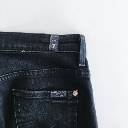 7 for all Mankind Mid Rise Straight Leg Jeans - size 26
