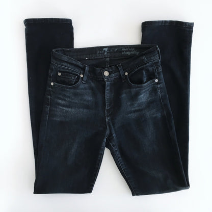 7 for all Mankind Mid Rise Straight Leg Jeans - size 26