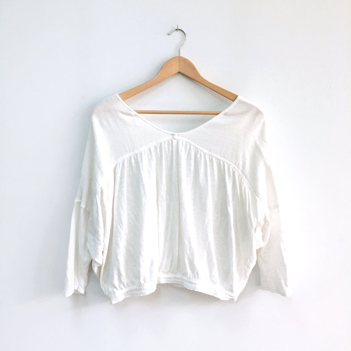 Free People criss cross wrap crop - size xs