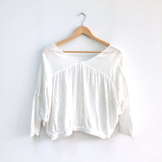 Free People criss cross wrap crop - size xs