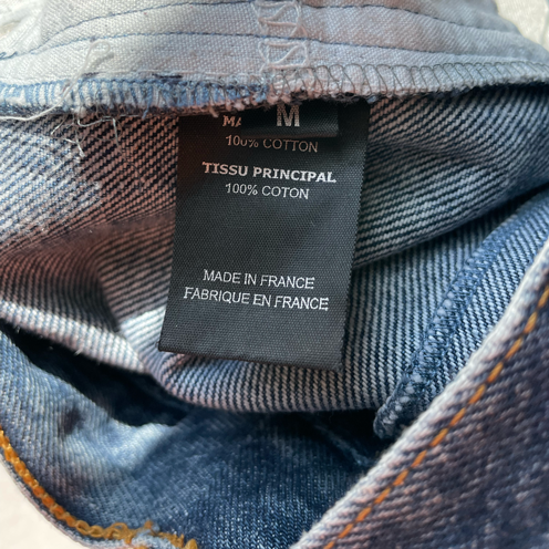 vetements x levi's reconstructed high rise straight leg jeans - size 25/26