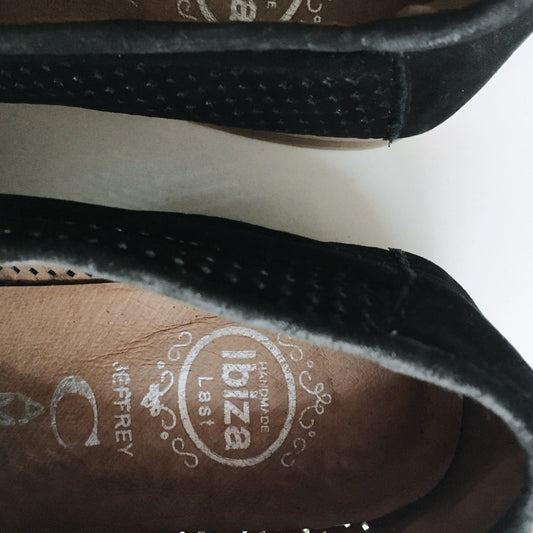 Jeffrey Campbell Black Suede Loafers - size 6