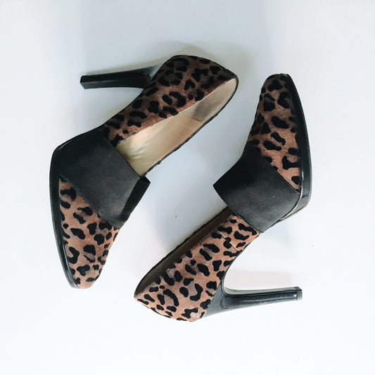 peter kaiser horta gepi leopard heel - size 7.5