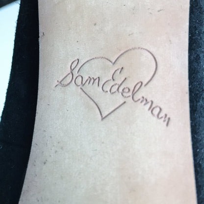 Sam Edelman Black Ciara Heel with Ankle Strap - size 7.5