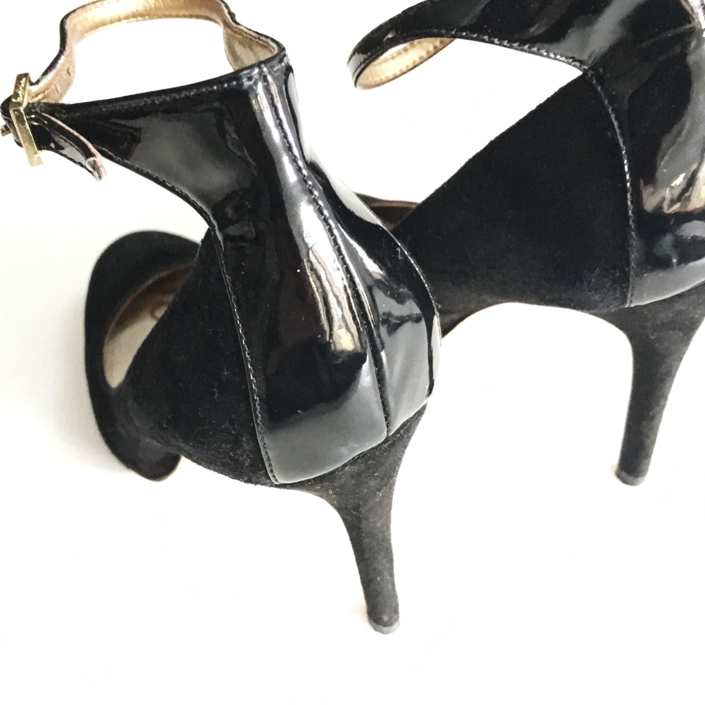 Sam Edelman Black Ciara Heel with Ankle Strap - size 7.5