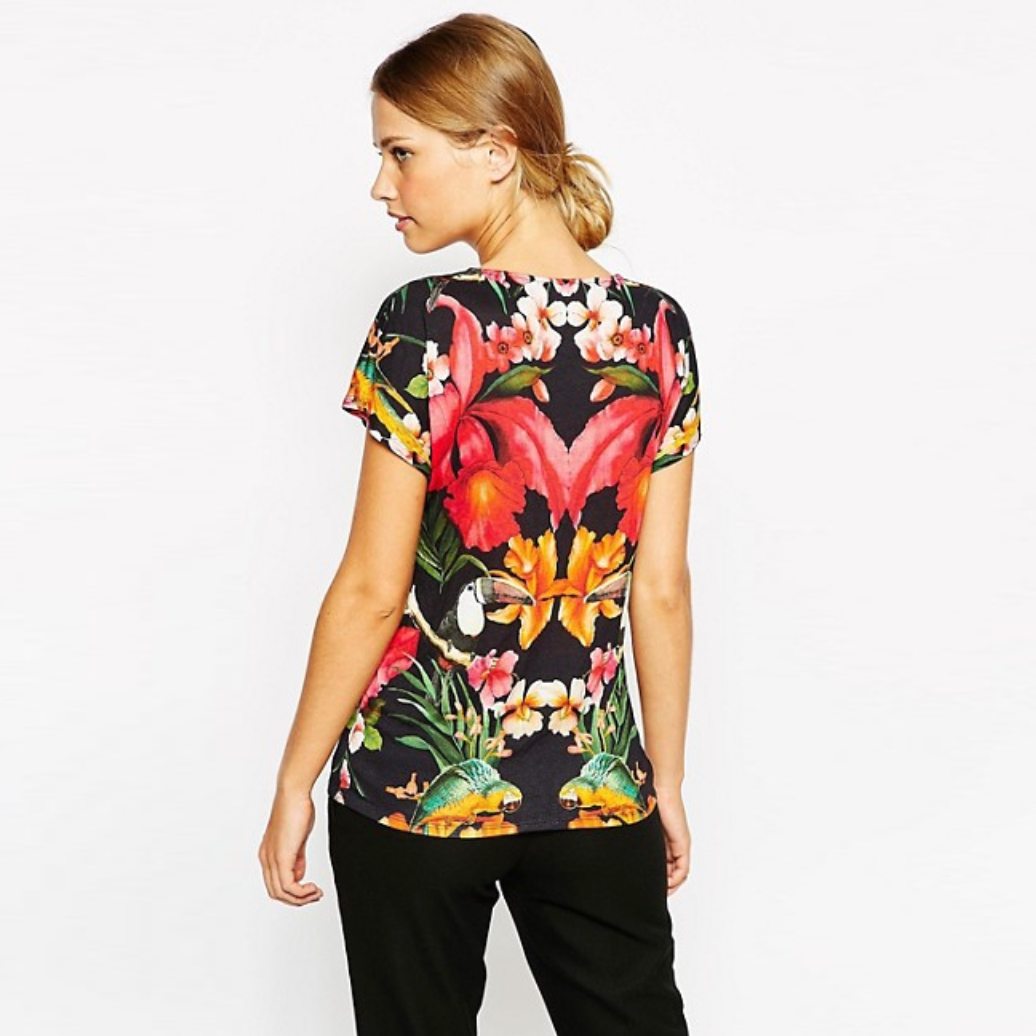 Ted Baker Tropical Toucan Shirt - size 2