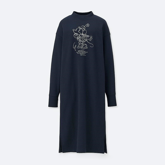 Uniqlo Minnie Mouse Heritage sweatshirt dress - size Large
