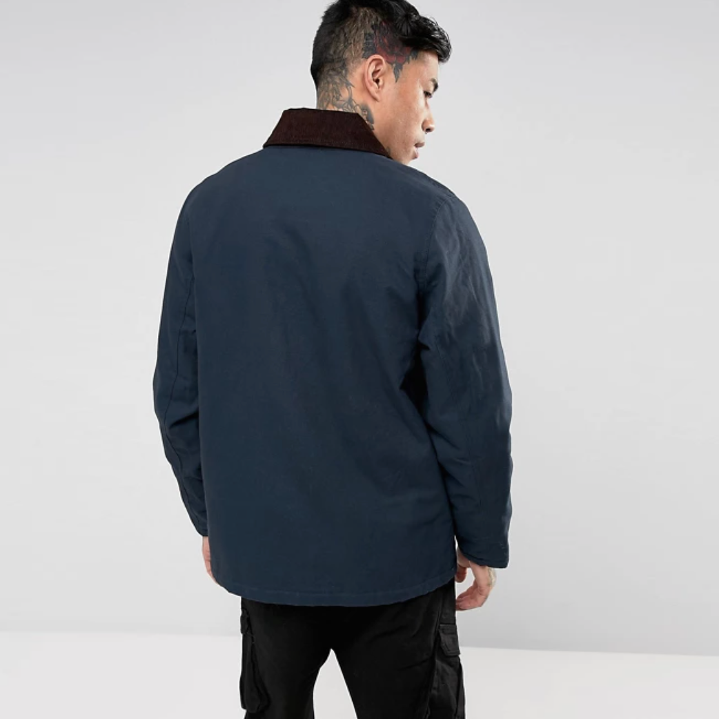 NWT Dickies Canvas Jacket With Corduroy Collar - size XL