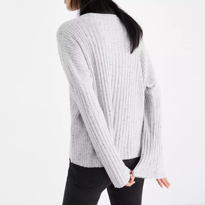 Madewell wool-blend relaxed crewneck sweater - size Small