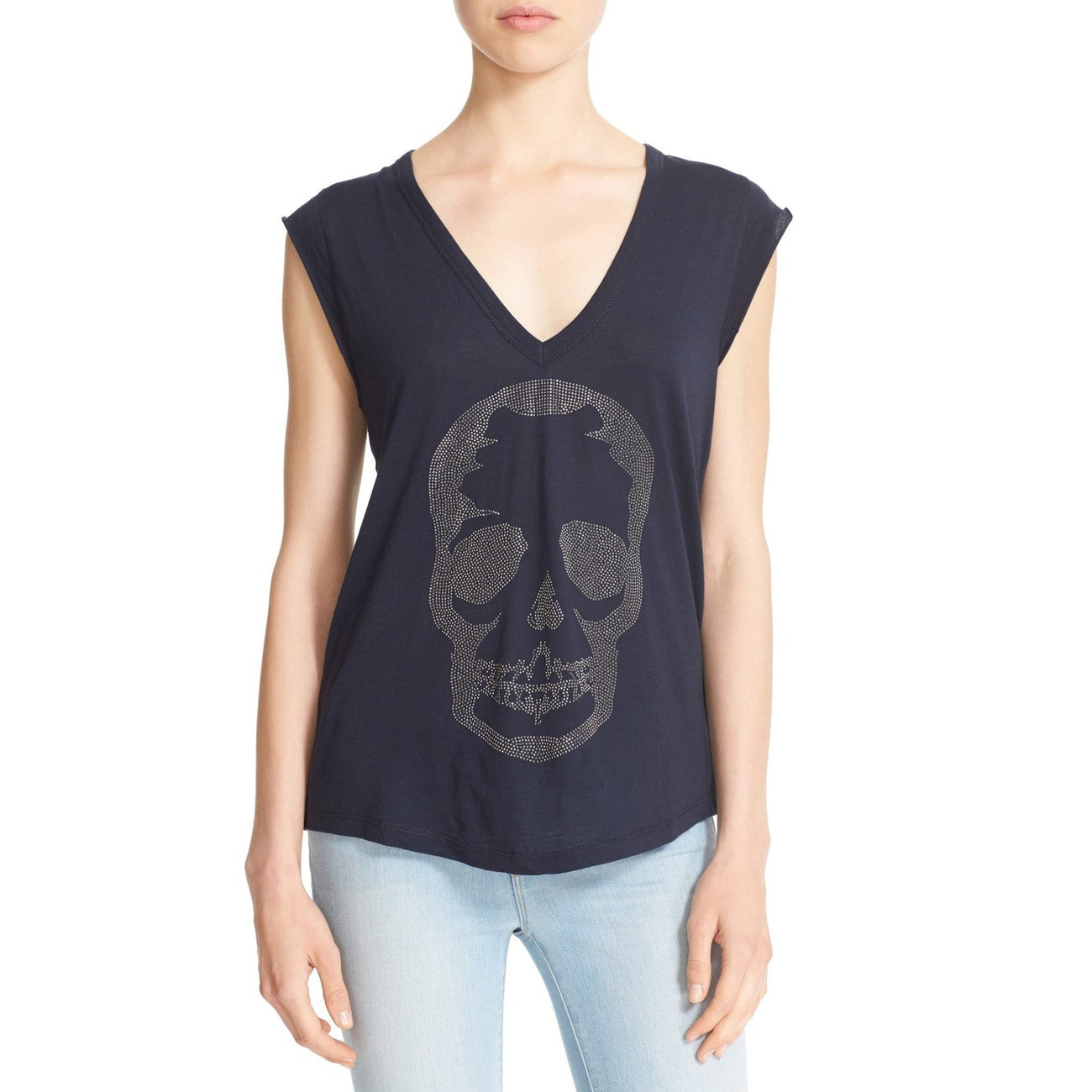 Zadig &amp; Voltaire Skull Tee - Size Small
