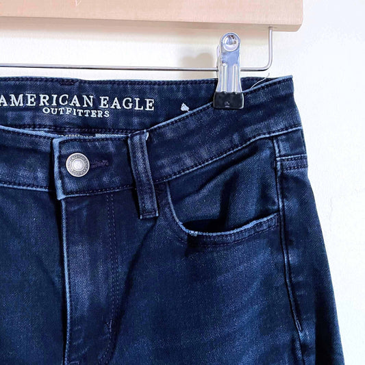 american eagle super stretch hi-rise jegging - size 2