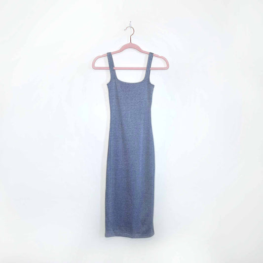 american apparel bodycon ponte tank dress - size xs