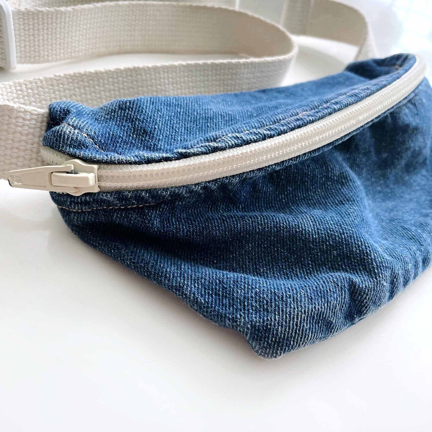 american apparel mini denim fanny pack